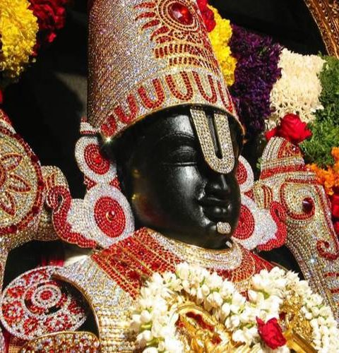 venkateshwara, form of vishnu the preserver of the universe