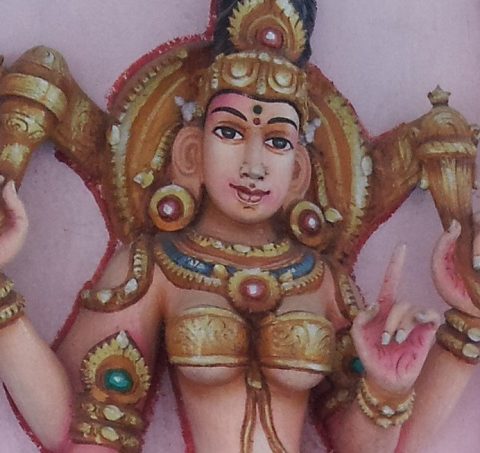 female deity at om shakti temple