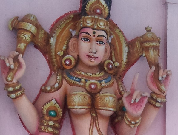 female deity at om shakti temple